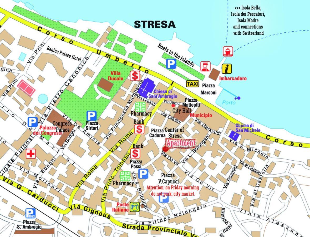 Appartamento Via De Vit Stresa Exterior foto